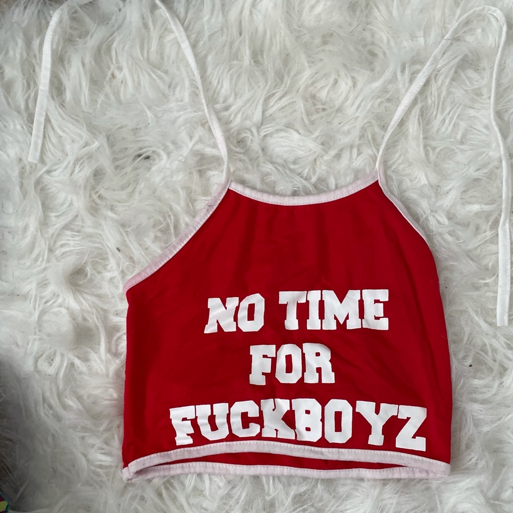 Fboy crop top